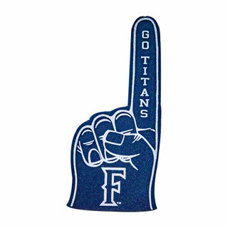 "F" Foam Finger - Navy